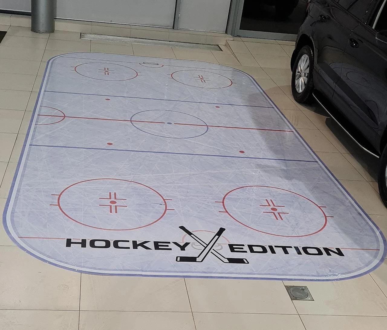 Hockey edition, Оклейка пола
