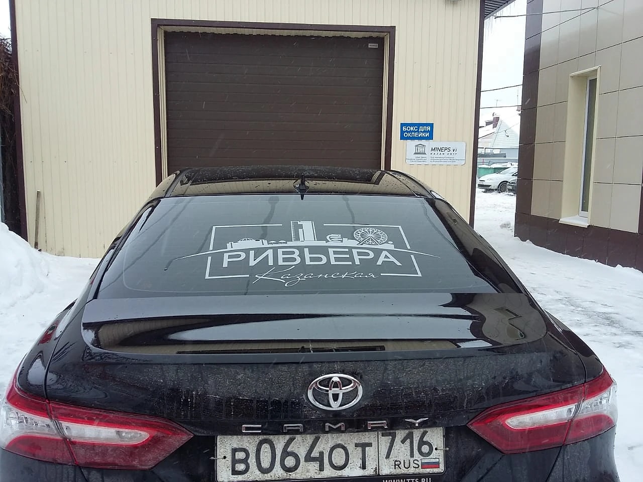 Заднее стекло